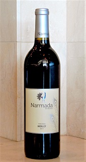 Narmada Merlot bottle